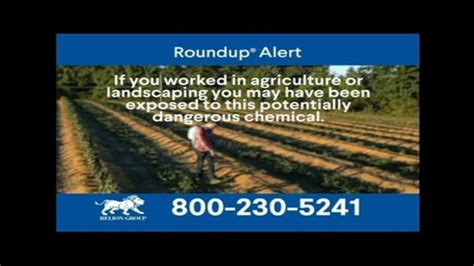Relion Group TV Spot, 'Roundup Weed Killer Is Causing Blood Cancer'