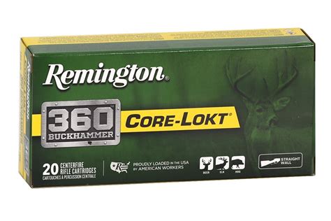 Remington Core-Lokt 360 BuckHammer logo