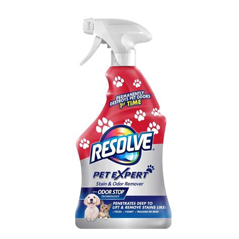 Resolve Carpet Cleaner Pet Expert Stain & Odor Remover logo