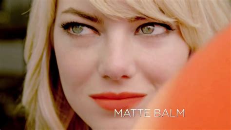 Revlon Colorburst Matte & Lacquer Balms TV Commercial Featuring Emma Stone created for Revlon