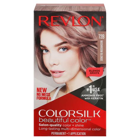 Revlon Hair Care Mushroom Blonde ColorSilk Beautiful Color Hair Color logo