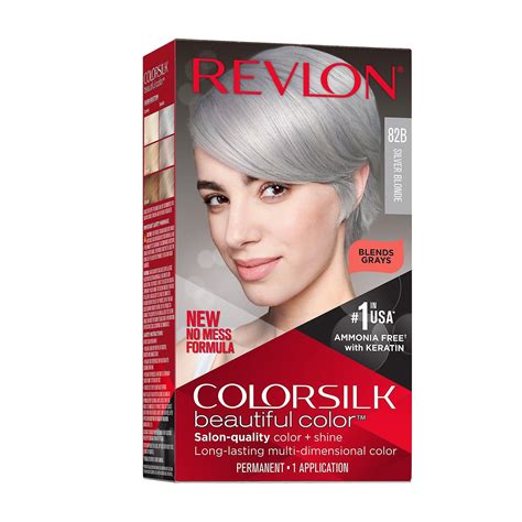 Revlon Hair Care Silver Blonde ColorSilk Beautiful Color Hair Color logo