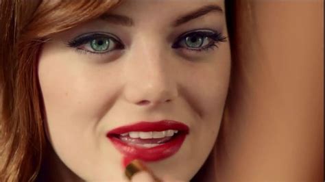 Revlon TV Commercial For Super Lustrous Lipstick Featuring Emma Stone