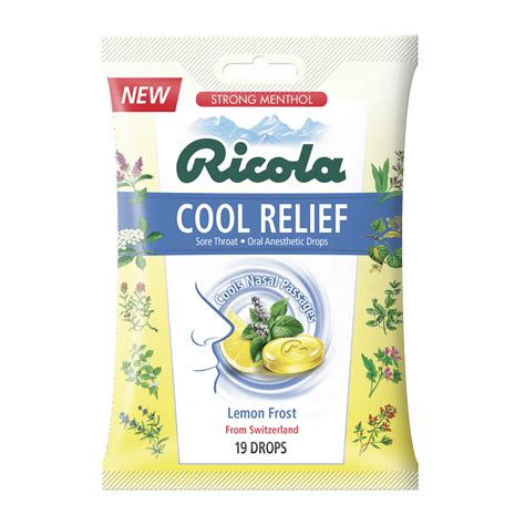 Ricola Cool Relief Lemon Frost logo