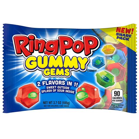 Ring Pop Gummy Gems logo
