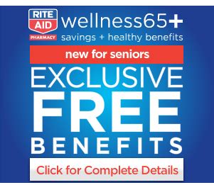 Rite Aid Wellness65+ commercials