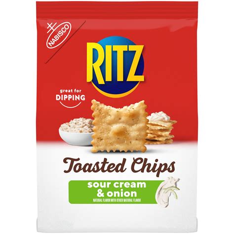 Ritz Crackers Sour Cream & Onion Toasted Chips logo