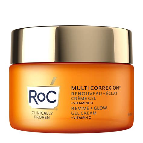 RoC Skin Care Multi Correxion Revive + Glow Gel Cream logo
