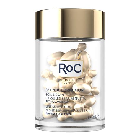 RoC Skin Care Retinol Correxion Line Smoothing Night Serum Capsules commercials