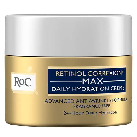 RoC Skin Care Retinol Correxion Max Daily Hydration Crème commercials