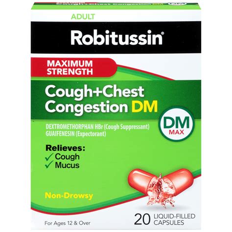 Robitussin Honey Cough + Chest Congestion DM logo