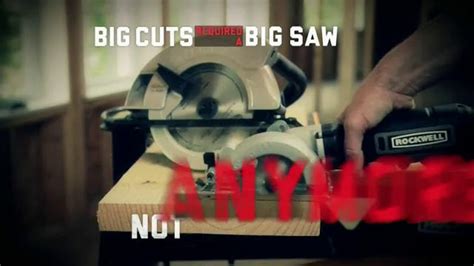 Rockwell Compact Circular Saw TV Spot, 'Big Cuts'