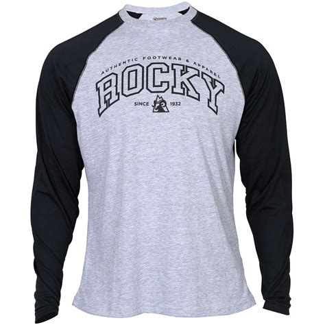 Rocky Gear Rocky Logo Long-Sleeve Raglan T-Shirt logo