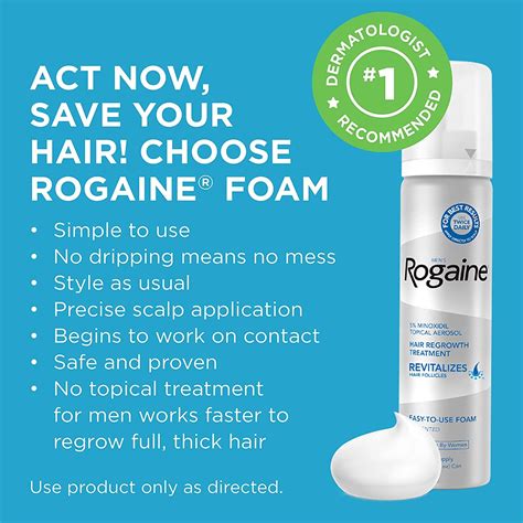 Rogaine Easy-to-Use Foam logo