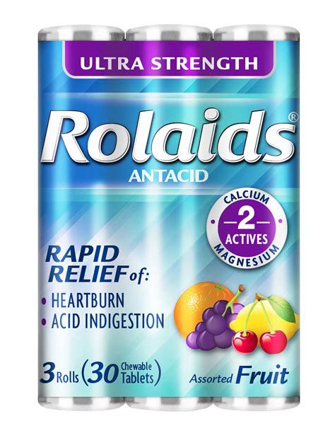 Rolaids Ultra Strength Assorted Fruit logo