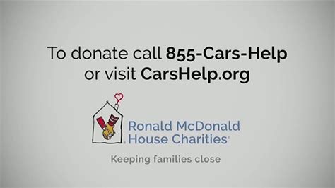 Ronald McDonald House Charities TV commercial - Donate a Car Ft. Clark Kellogg