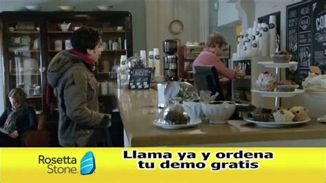 Rosetta Stone TV commercial - Cafetería
