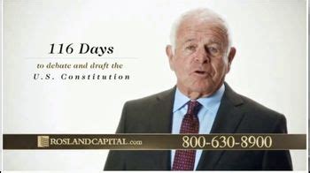 Rosland Capital TV Spot, '116 Days to Debate and Draft the Constitution'