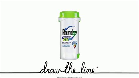 Roundup Precision Gel Weed & Grass Killer TV Spot, 'Draw the Line' created for Roundup Weed Killer