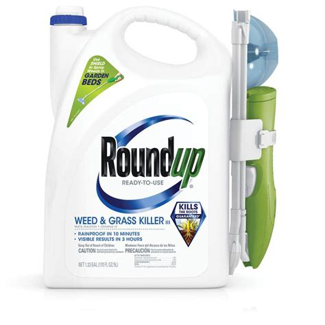 Roundup Weed Killer For Lawns With Ready-To-Use Wand