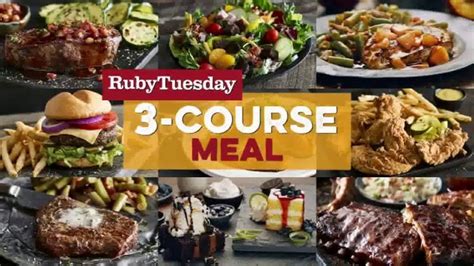Ruby Tuesday 3-Course Meal