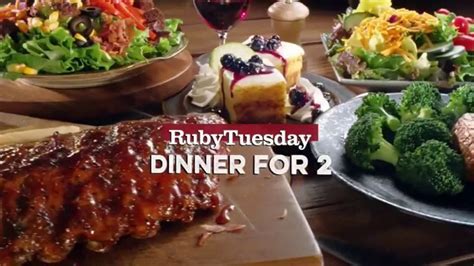 Ruby Tuesday Dinner for Two TV commercial - Your New Favorite