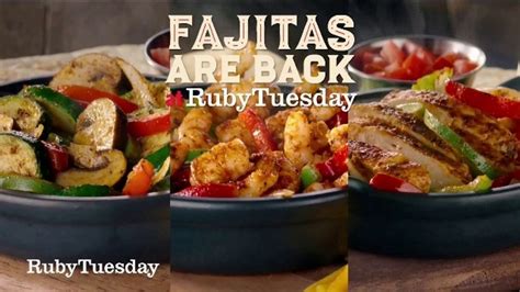 Ruby Tuesday Fajita Fiesta TV Spot, 'Feel Like a Fiesta'