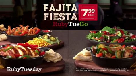 Ruby Tuesday Fajitas Fiesta TV Spot, 'Back: Delivery' created for Ruby Tuesday