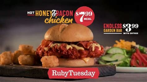 Ruby Tuesday Hot & Honey Bacon Chicken TV Spot, 'Country Songs' created for Ruby Tuesday