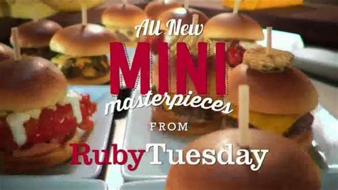 Ruby Tuesday Mini Masterpieces TV commercial