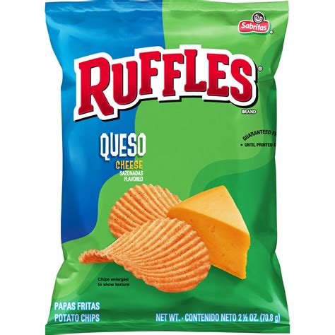 Ruffles Queso Cheese logo