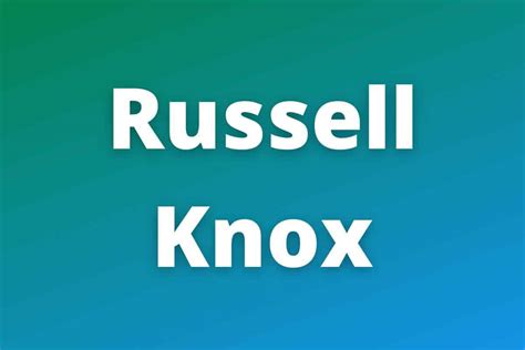 Russell Knox photo