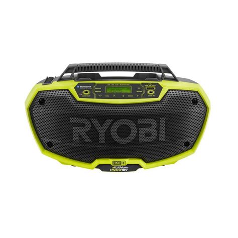 Ryobi 18-Volt ONE+ Hybrid Stereo with Bluetooth Wireless Technology logo
