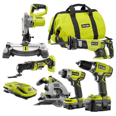 Ryobi ONE+ 18-Volt Lithium-Ion 6-Piece Ultimate Combo Kit commercials