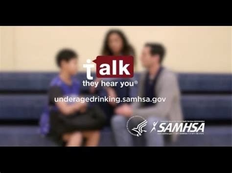 SAMHSA TV commercial - Talk. They Hear You.