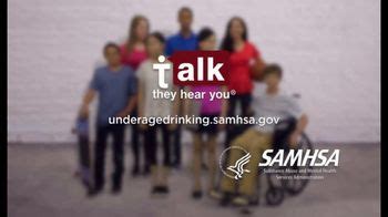 SAMHSA TV Spot, 'Thank You for Talking' created for Substance Abuse and Mental Health Services Administration