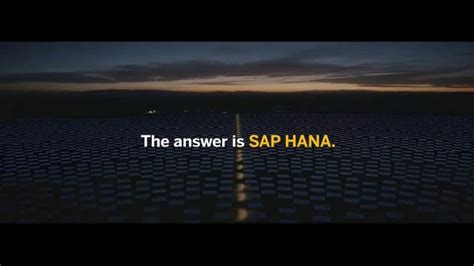 SAP HANA TV Spot, 'The Answer is Simple' created for SAP