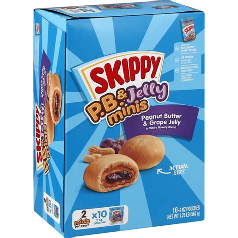 SKIPPY P.B. & Jelly Minis Peanut Butter & Grape Jelly logo