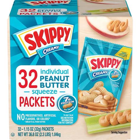 SKIPPY Peanut Butter Squeeze Pack