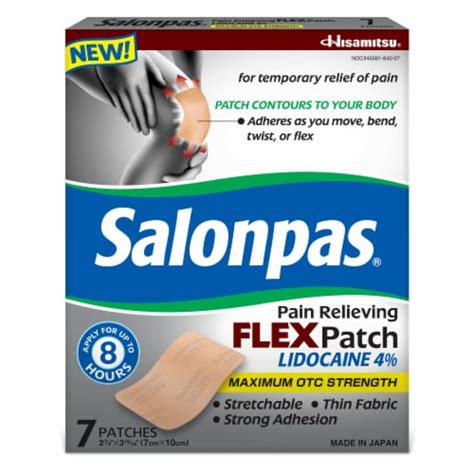 Salonpas Lidocaine Flex Patch TV Spot, 'Se adapta al cuerpo' created for Salonpas