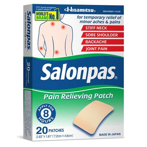 Salonpas Pain Relief Patch commercials