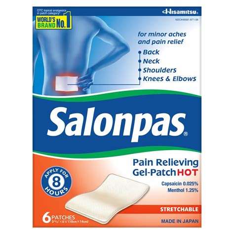 Salonpas Pain Relieving Gel-Patch logo