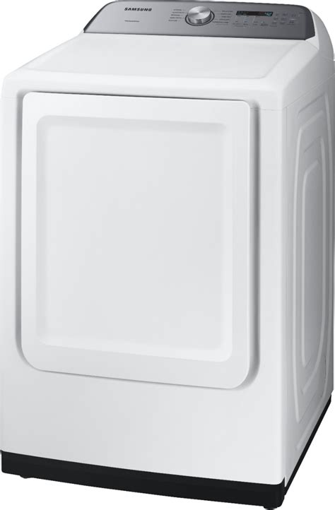 Samsung Home Appliances 7.4 cu. ft. Electric Dryer in White logo