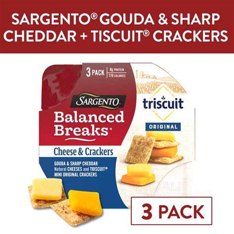 Sargento Balanced Breaks Cheese & Crackers Sharp Cheddar and Triscuit commercials