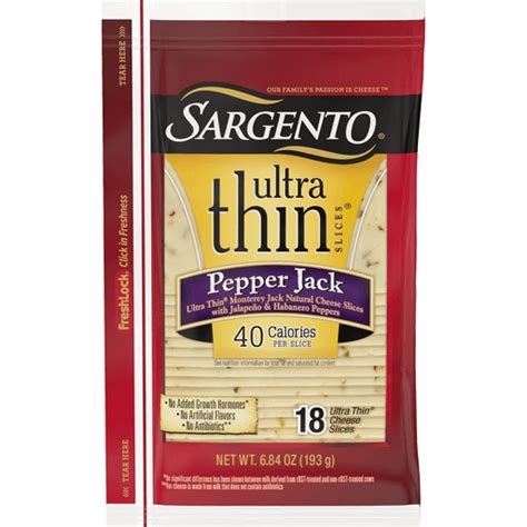 Sargento Ultra Thin Pepper Jack commercials