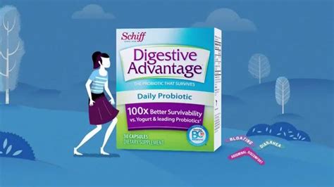 Schiff Digestive Advantage Probiotics TV Spot, '100 Times Better' created for Digestive Advantage