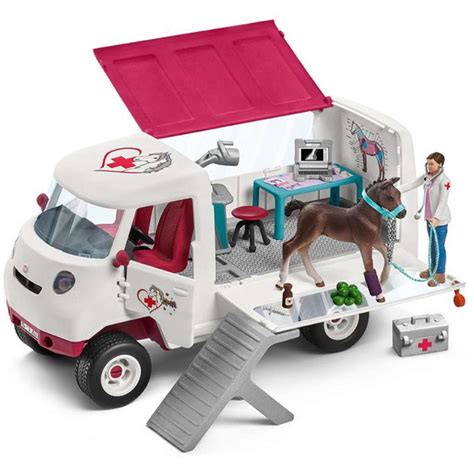 Schleich Horse Club Mobile Veterinarian With Hanoverian Foal