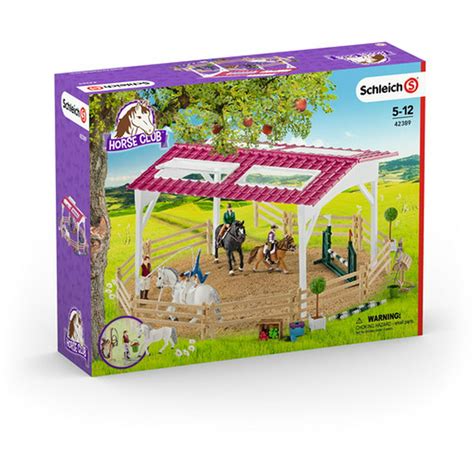 Schleich Horse Club Riding Centre With Rider and Horses
