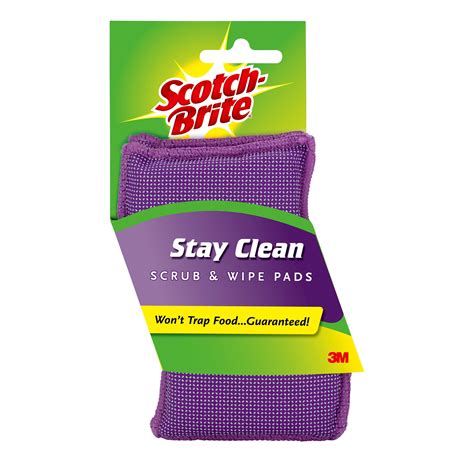 Scotch Brite Stay Clean Scrubber logo