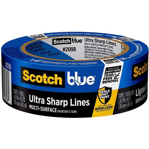 Scotch Tape Blue Ultra Sharp Lines logo